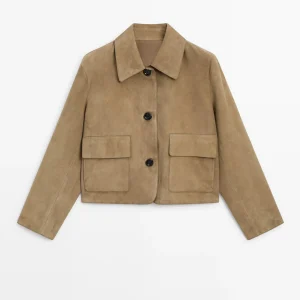 Veste Courte Daim Femme - Élégance Chic & Tendance