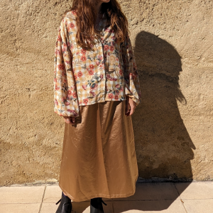 Women&Kids : Jupe Lily en satin 100% coton