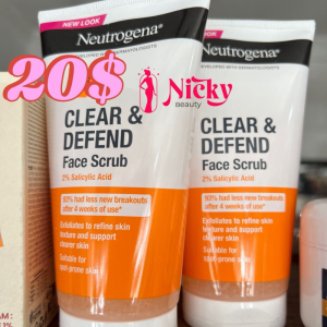 Clear & Defend – Face Scrub
