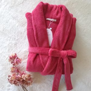 ROBE DE CHAMBRE AMIRAL – ROUGE CERISE