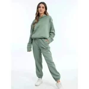 Ensemble Survêtement 2 Pièces | Hoodie Oversize Confort | Jogger Cheville Élastiquée