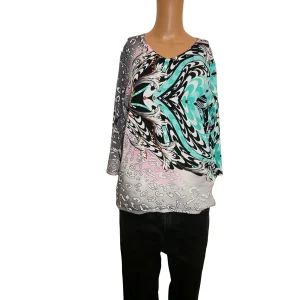 Blouse col V élégant Ovanti taille 42