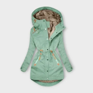 Parka Hiver Fourrure Chaude Capuche Tendance