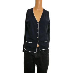 Cardigan bleu marine taille L