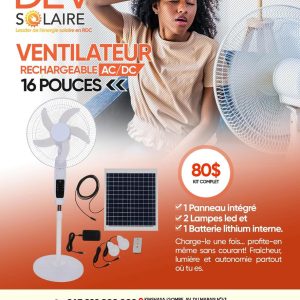 Ventilateur Rechargeable
