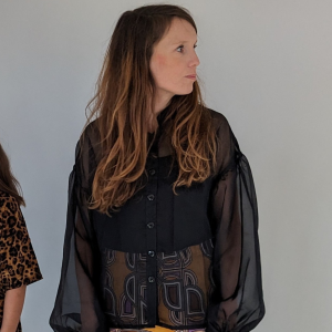 Women : Chemisier Marta Organza Noir