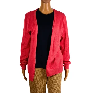 Cardigan long en maille ajouré Esmera