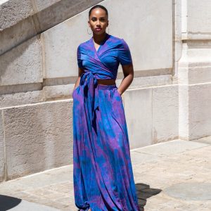 Ensemble haut et jupe Tahicha