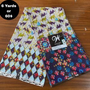 Pagne Wax Africain – Bleu Nuit