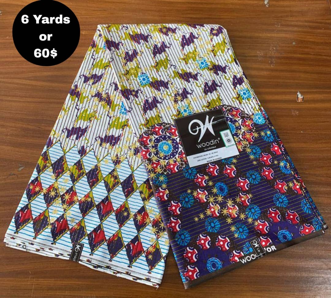 Pagne Wax Africain – Bleu Nuit