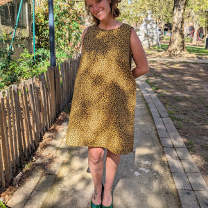 !! NEW !! Women : La robe léopard Brigitte 100% coton