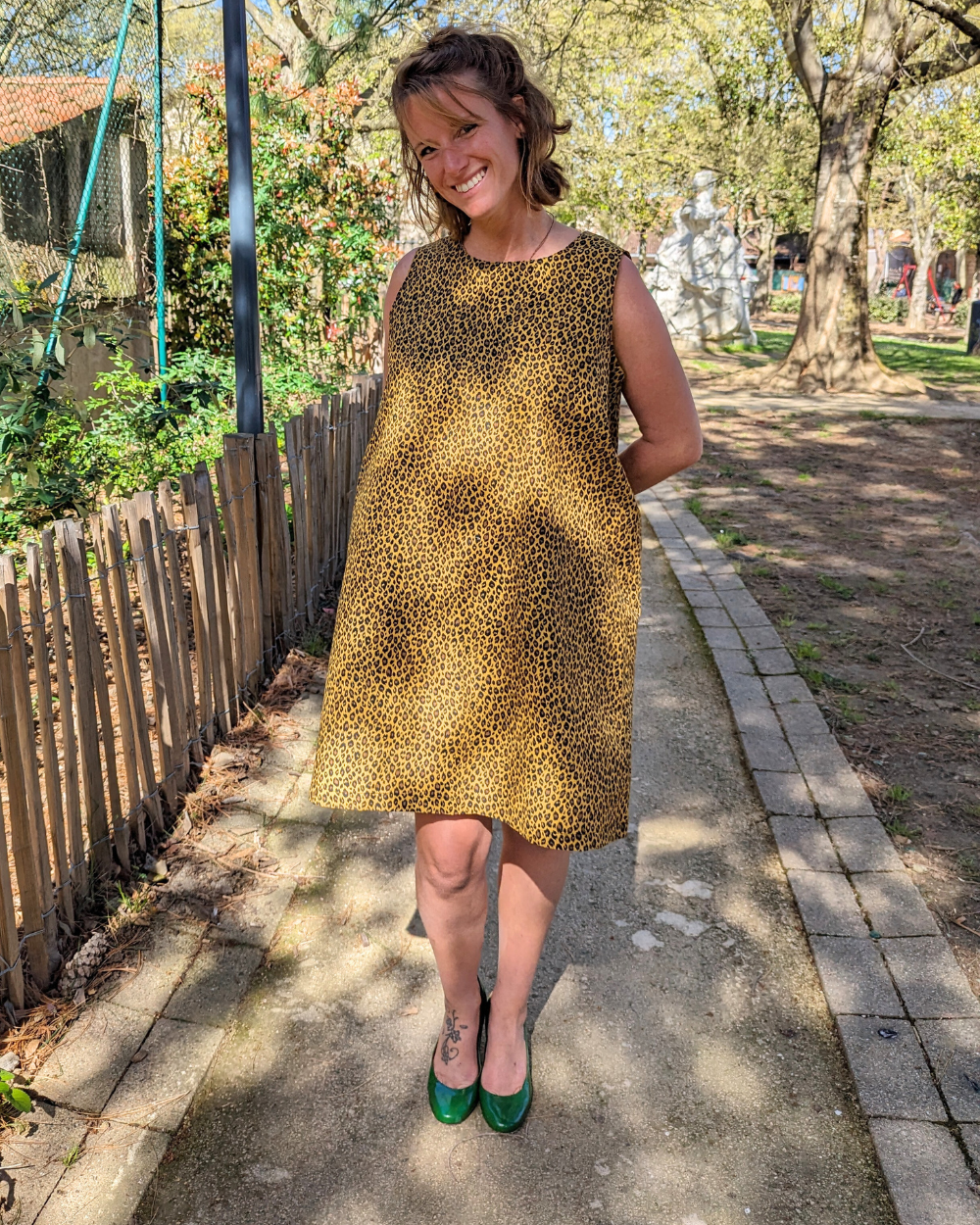 !! NEW !! Women : La robe léopard Brigitte 100% coton