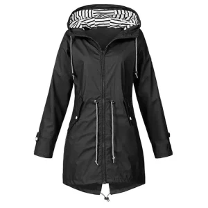 Lilaan manteau de pluie femme long – déperlant et élégant