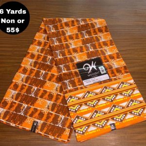 Pagne Wax Africain – Terre Cuite