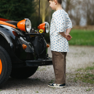 Pantalon Edouard mixte tout coton marron