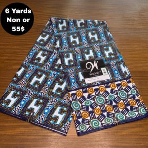 Pagne Wax Africain – Brun Fumé