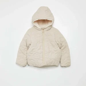 Blouson matelassé réversible Beige