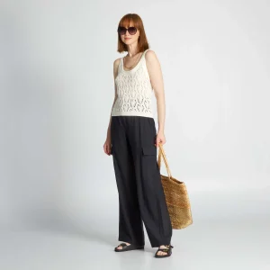 Pantalon à poches à rabats noir