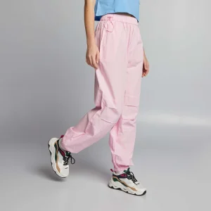 Pantalon léger et large Rose