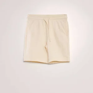 Bermuda en french terry Beige