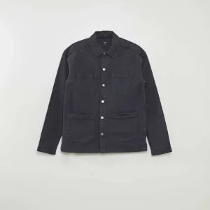 Veste en jean à 4 poches Noir