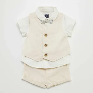 Ensemble de costume - 4 pièces Blanc/beige