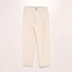 Pantalon chino Ecru
