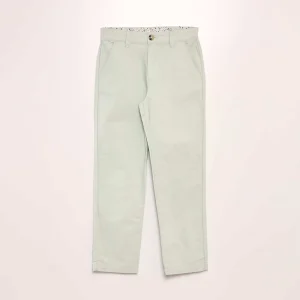 Pantalon chino Vert