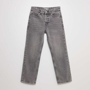 Jean straight GRIS