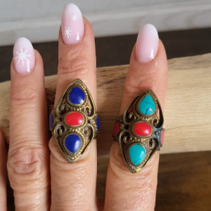 Bague indienne laiton