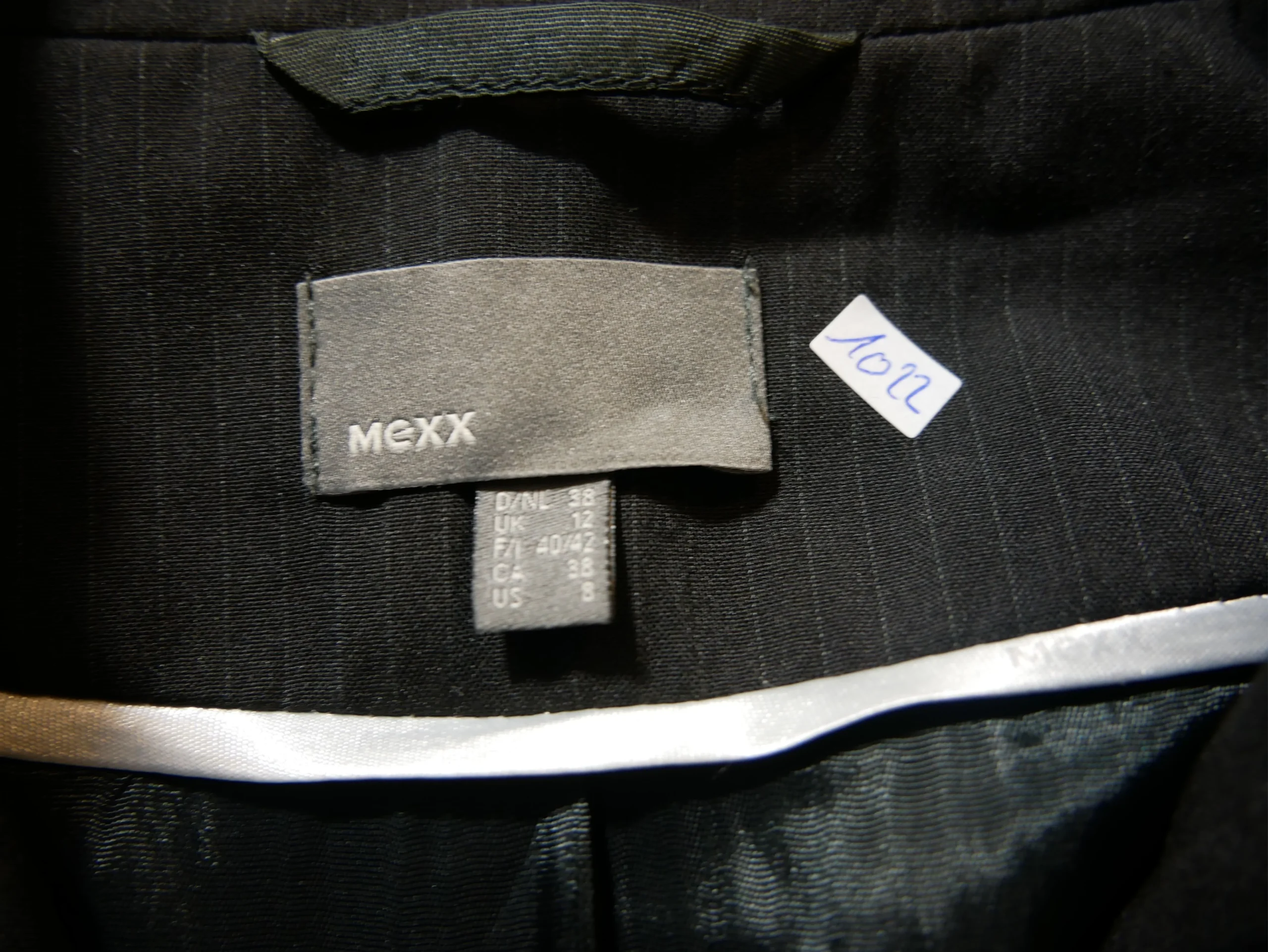 Veste blazer noire à rayures Mexx – Image 4