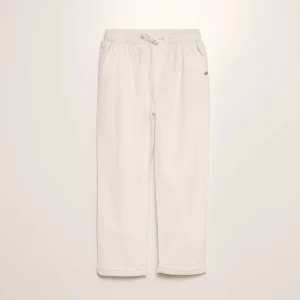 Pantalon droit en coton blanc