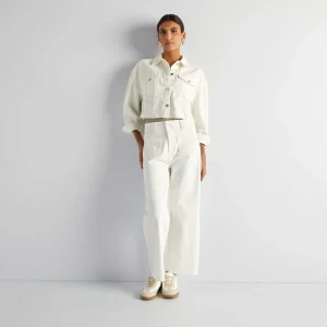 Jean coupe wide leg - L28 BLANC