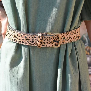 CEINTURE ANIMALE – Ceinture en cuir imprimé animale