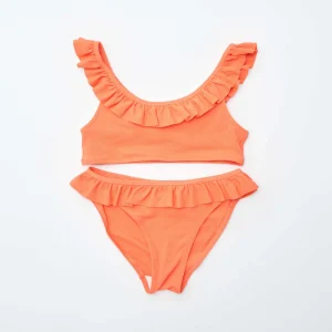 Maillot de bain volanté - 2 pièces ROUGE