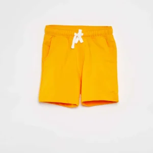 Bermuda léger en French Terry JAUNE