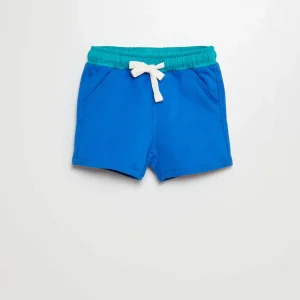 Short en molleton léger BLEU