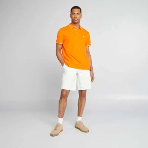 Bermuda chino uni BLANC