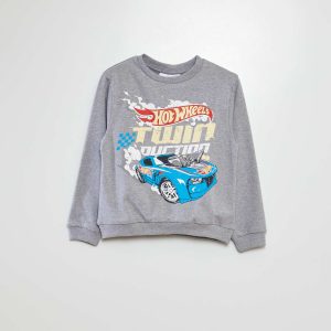 Sweat imprimé 'Hot Wheels' GRIS