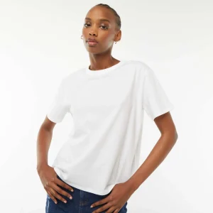 Tee-shirt basique manches courtes BLANC