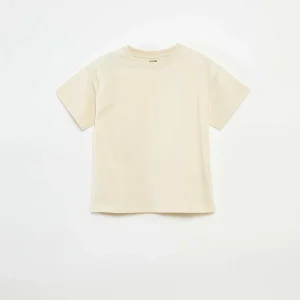 T-shirt en coton premium BEIGE
