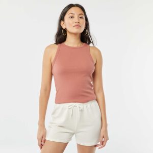 Short en molleton BLANC