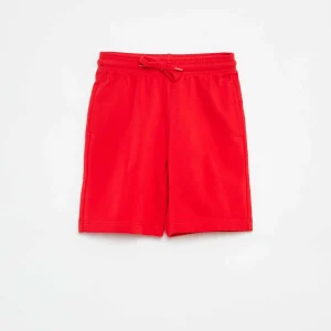 Short de sport uni ROUGE