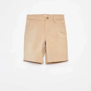 Bermuda en twill BEIGE
