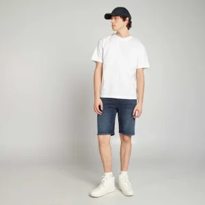 Bermuda en jean 5 poches BLEU