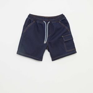 Bermuda en denim BLEU