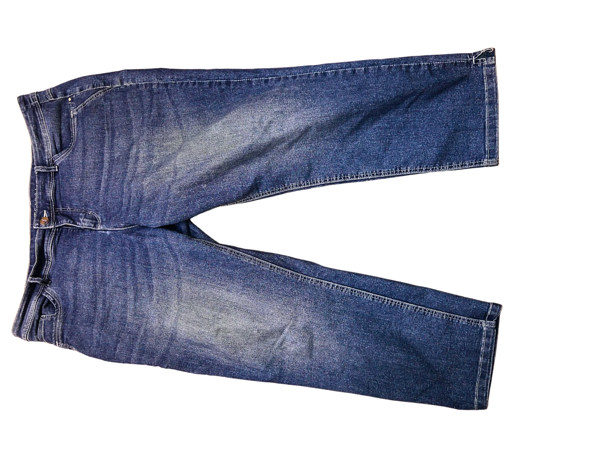 Jean droit bleu délavé C&A – Image 3