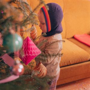 La cagoule arc-en-ciel – bleu Nuit