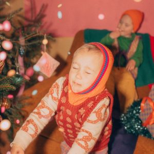 La cagoule arc-en-ciel – orange Tangerine