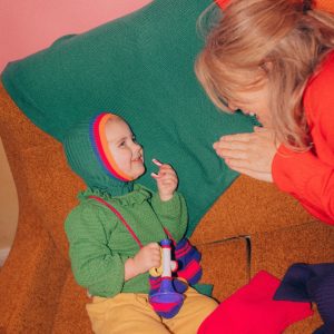 La cagoule arc-en-ciel – vert Emeraude